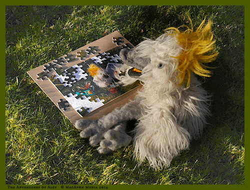 Algy is Puzzled by Jigsaw Puzzles