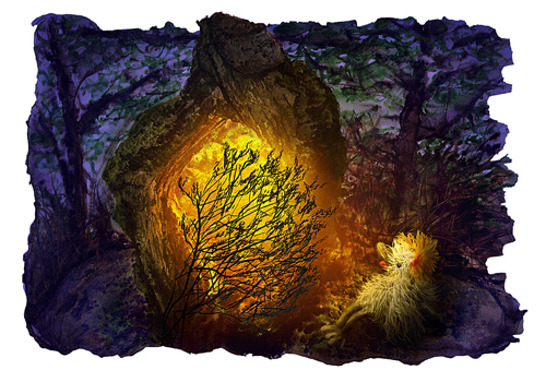Illustrations: The Tree with a Golden Heart